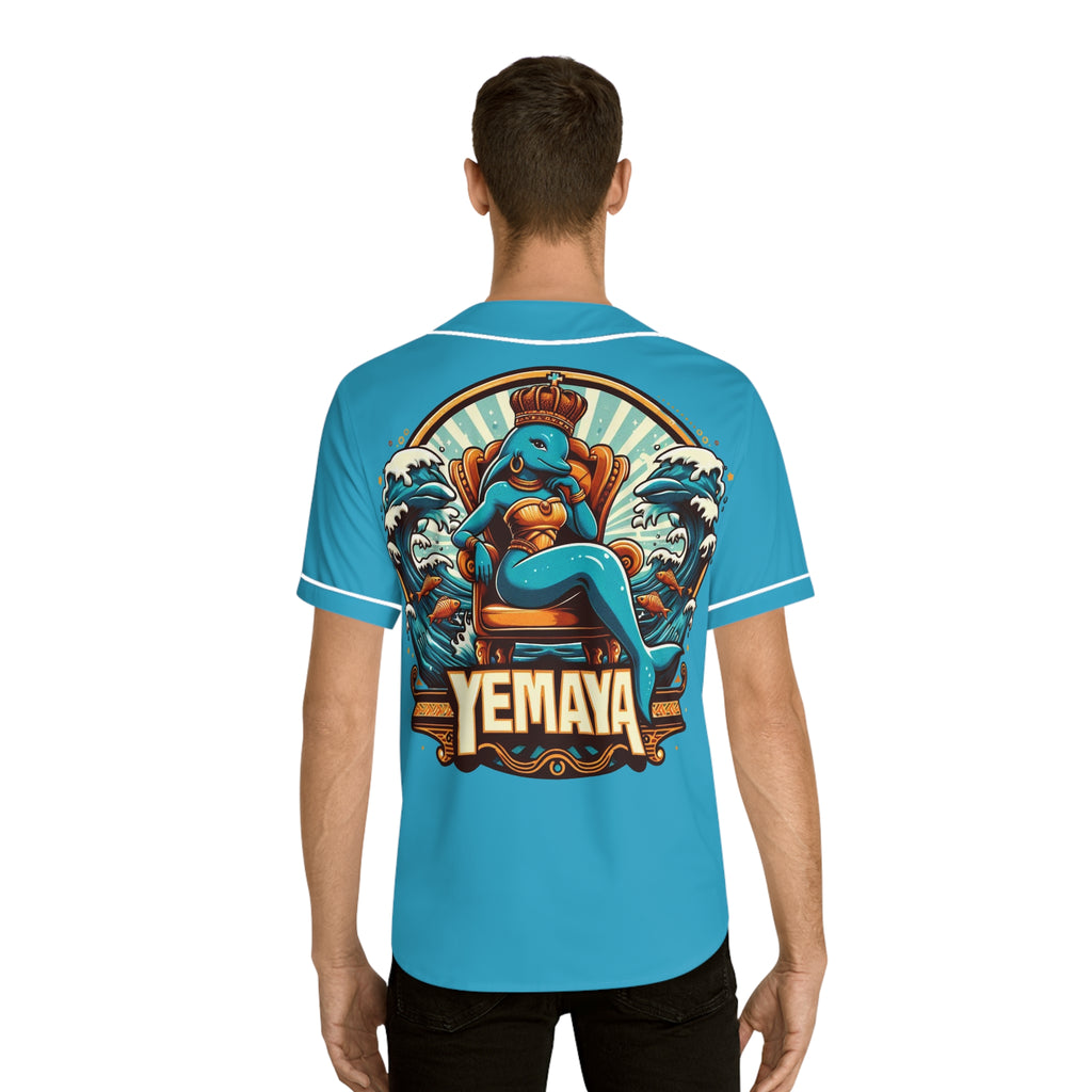 Ashe Yemaya "Royal Crowned Dolphin" Jersey - Orisha Urban Style | Gift for Devotee or Godparent