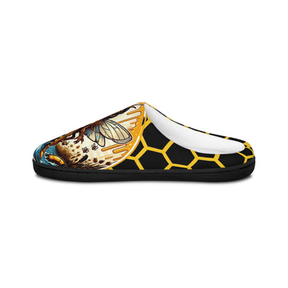 Orisha OSHUN "Royal Bee Fierceness" Indoor Stylish Woman's Slipper's!  Gift for devotee or godparent,Omo Oshun Cute comfy slippers