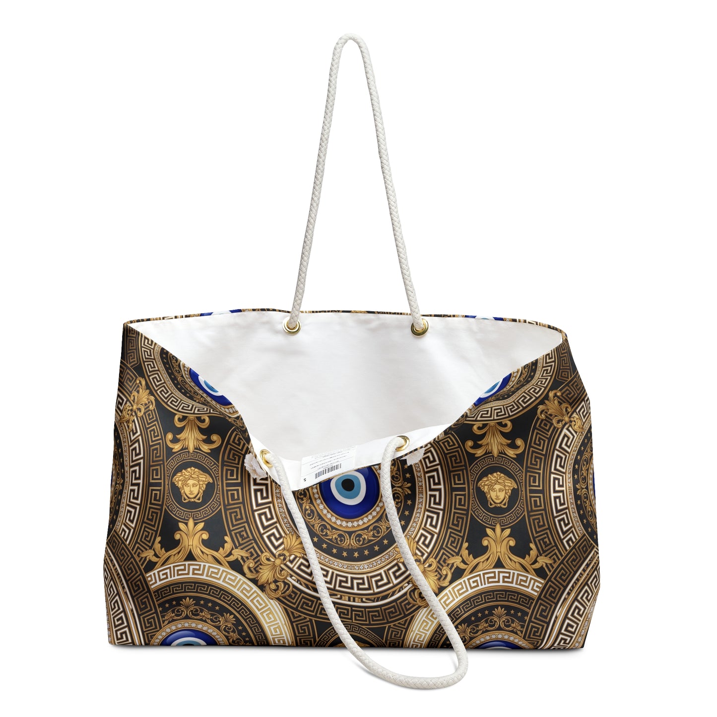 Nazar Evil Eye Weekender Bag — Black