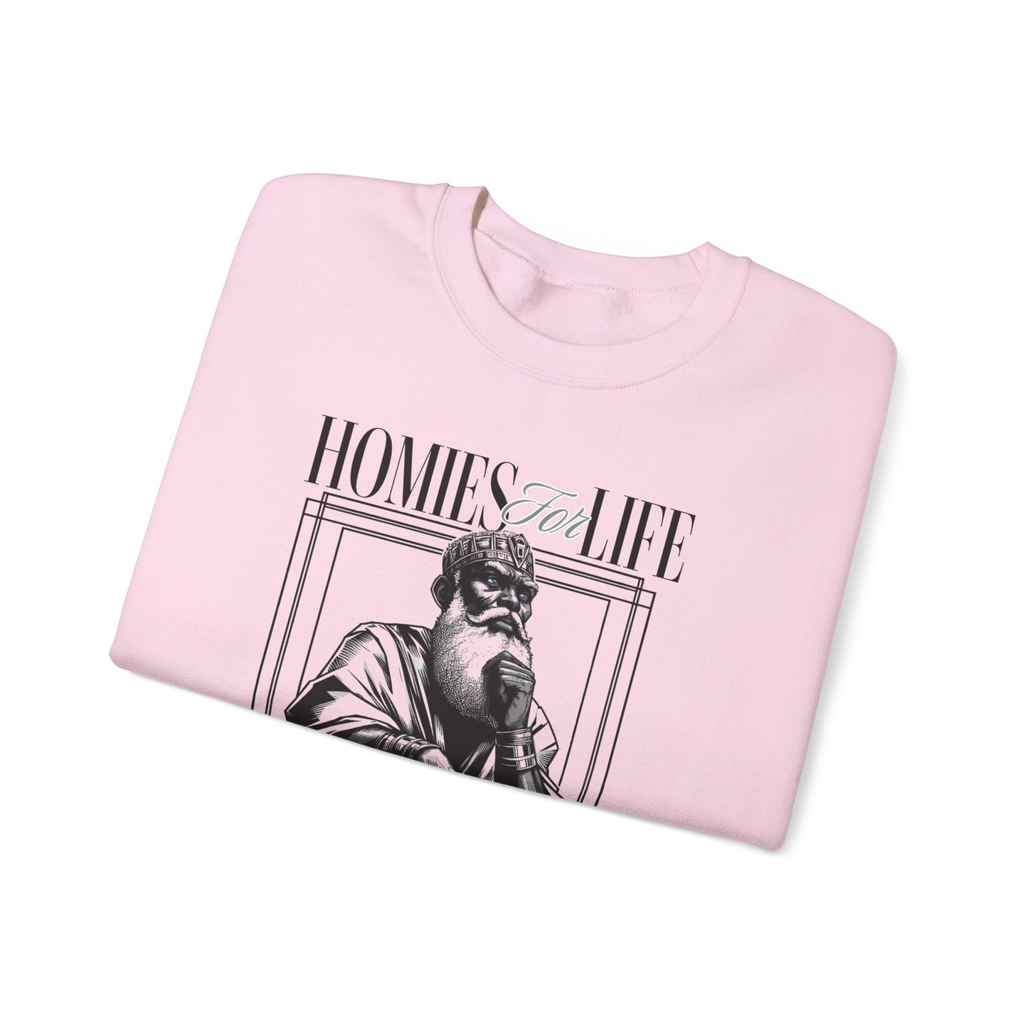 Homies for Life,OBATALA Eshu and Me Sweatshirt, Gift for Godparent or Devotee!!