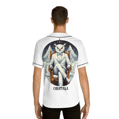 Ashe OBATALA Owl Jersey, Orisha based Urban Style Obatala cool Owl On Throne Jersey!
