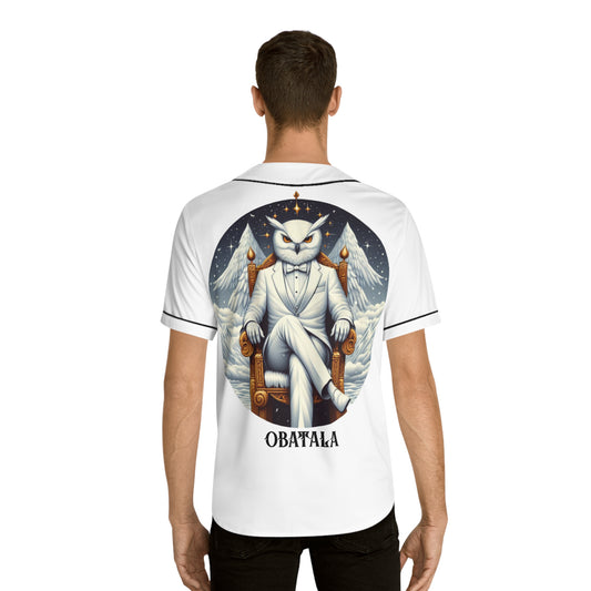 Ashe OBATALA Owl Jersey, Orisha based Urban Style Obatala cool Owl On Throne Jersey!