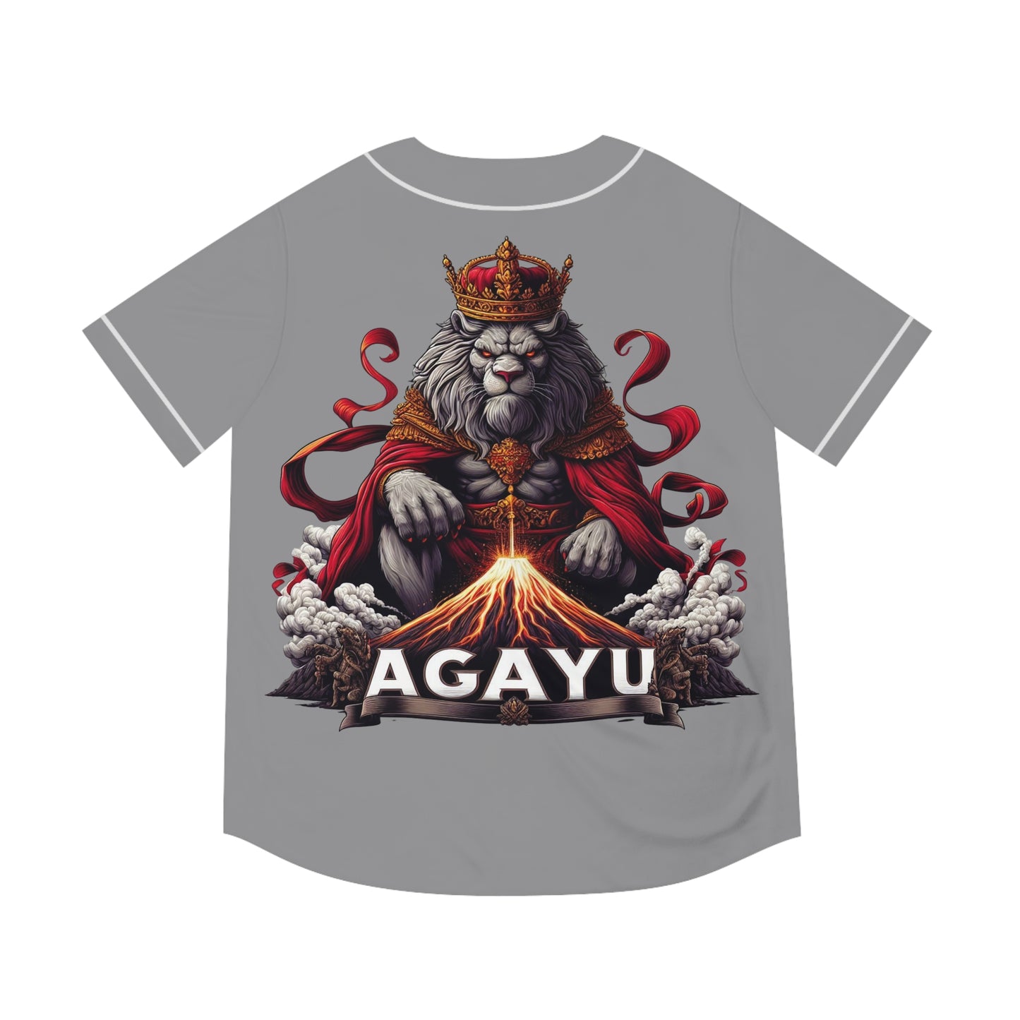 Ashe Agayu "Royal Lion Volcano" Jersey – Orisha Urban Style | Gift for Devotee or Godparent