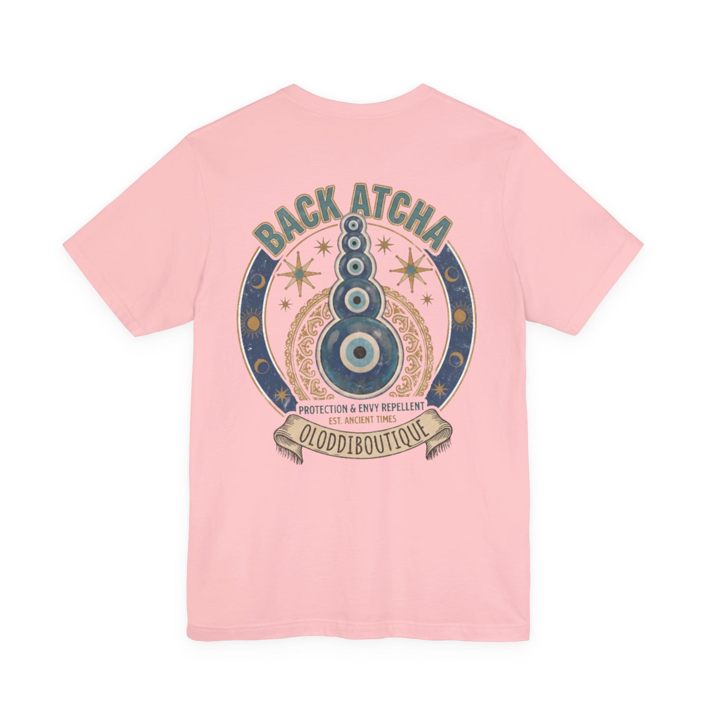 Back Atcha Evil Eye Tee — Protection & Energy Repellent Graphic T-Shirt