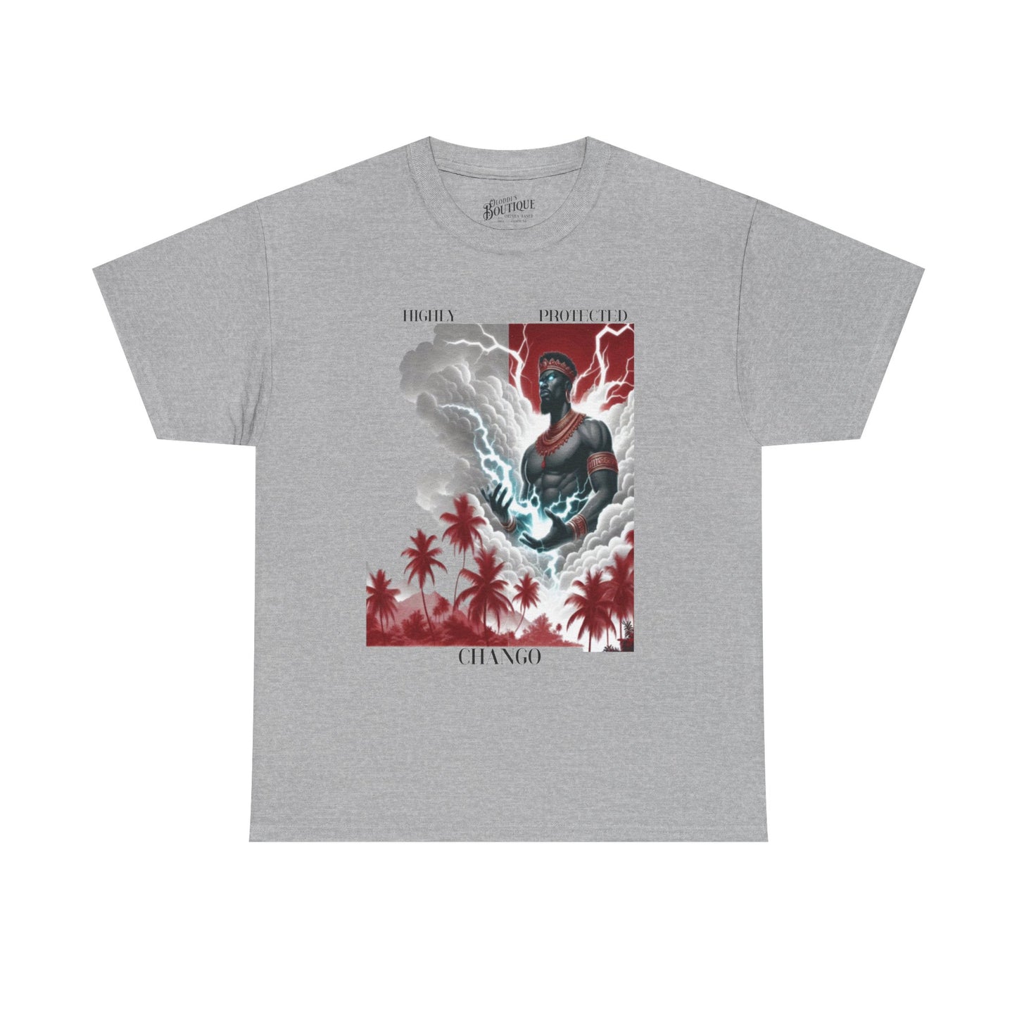 Highly Protected CHANGO Graphic Tee,Gift for godparent or Devotee, Ashe Chango Tshirt