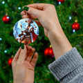 Orisha CHANGO Winter themed ornament!  Orisha Based Holiday Ornament! gift for devotee or godparent!