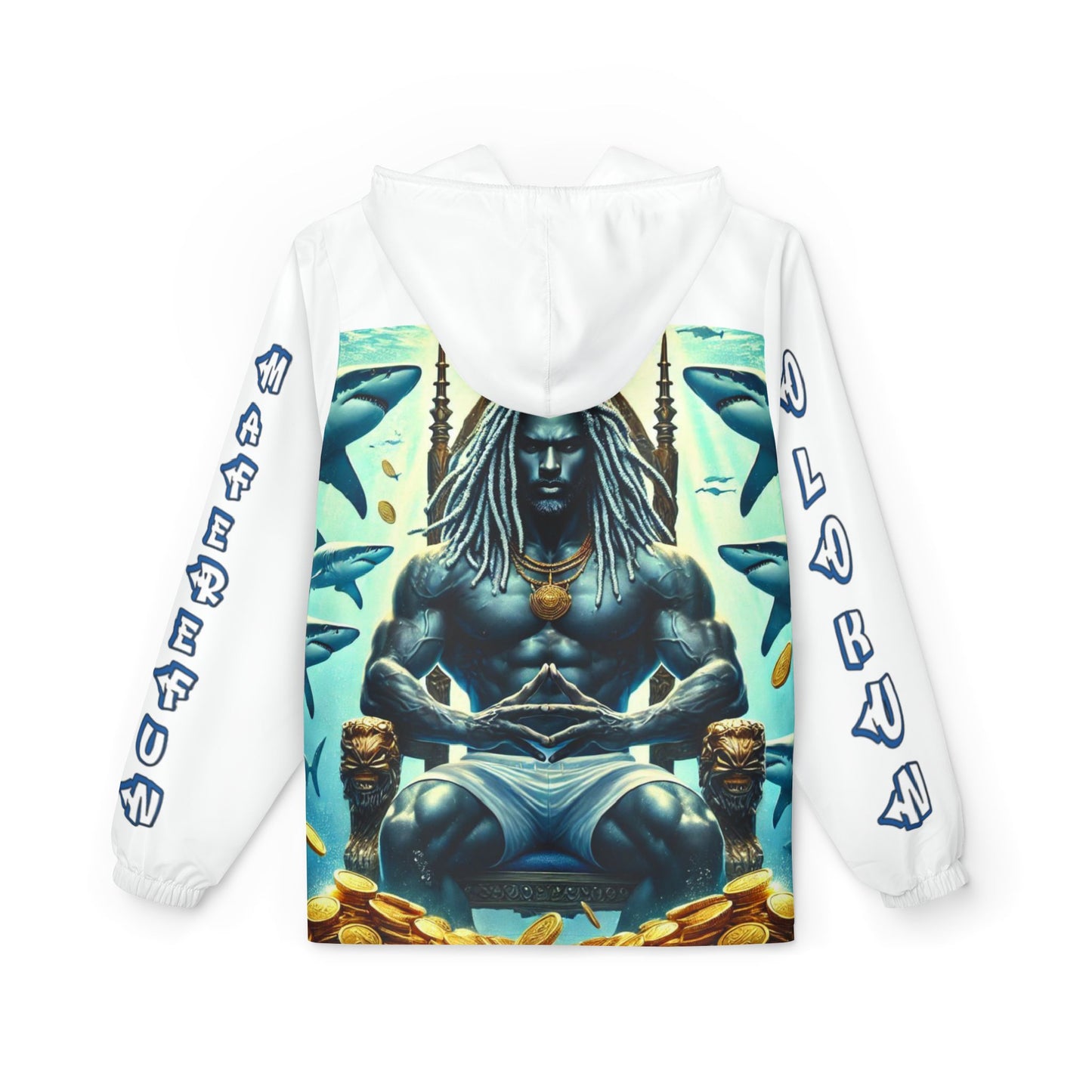 Maferefun Olokun Windbreaker Jacket – Orisha Streetwear