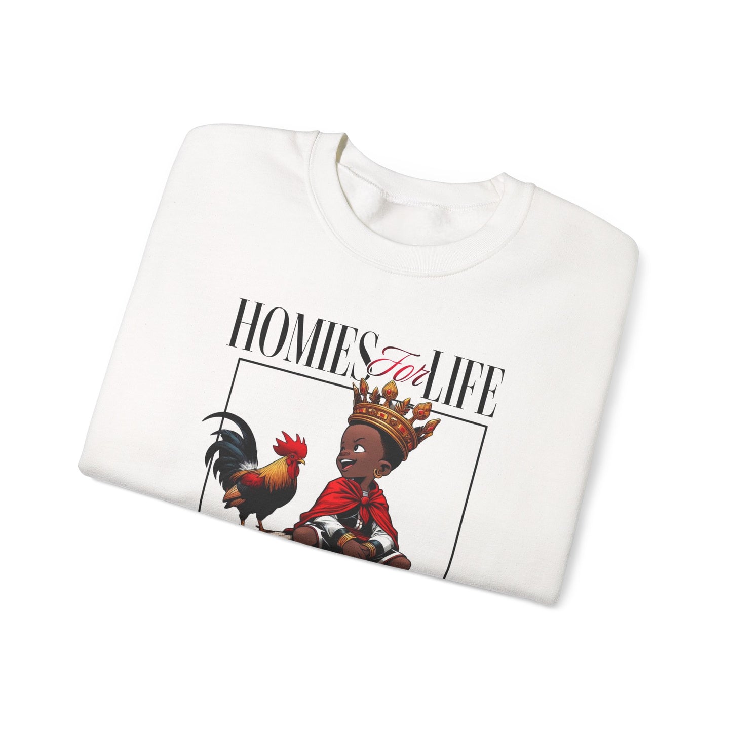 Homies for Life, ELLEGUA Eshu and Me Sweatshirt, Gift for Godparent or Devotee!