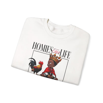 Homies for Life, ELLEGUA Eshu and Me Sweatshirt, Gift for Godparent or Devotee!