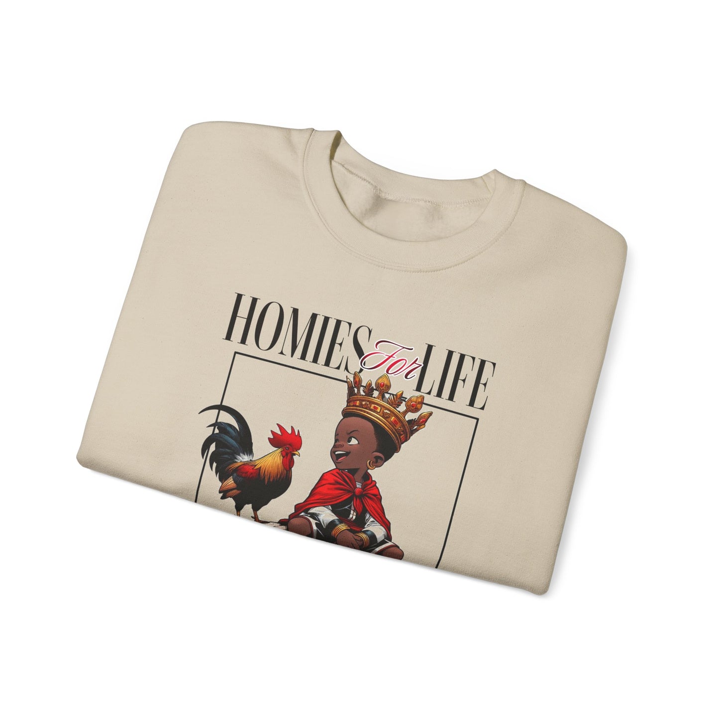 Homies for Life, ELLEGUA Eshu and Me Sweatshirt, Gift for Godparent or Devotee!