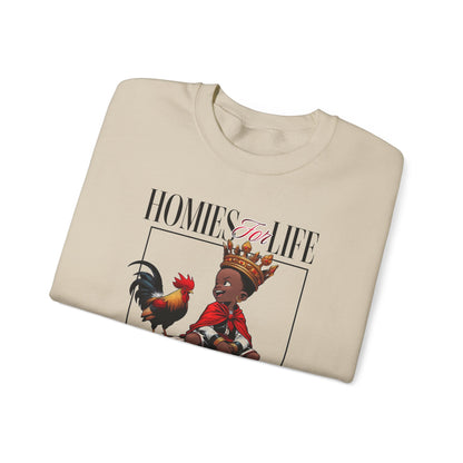 Homies for Life, ELLEGUA Eshu and Me Sweatshirt, Gift for Godparent or Devotee!
