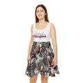 Orisha ELLEGUA Summer  Skater Style Dress! Gift for Devotee or Godparent! Lucumi based Ellegua Dress!