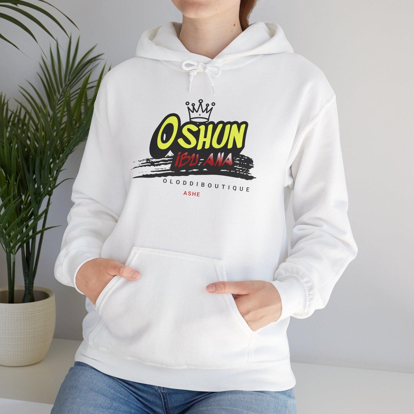 Oshun IBÚ ANA, Orisha inspired Unisex Hoodie!! Gift for devotee or Godparent! Omo OSHUN hoodie!