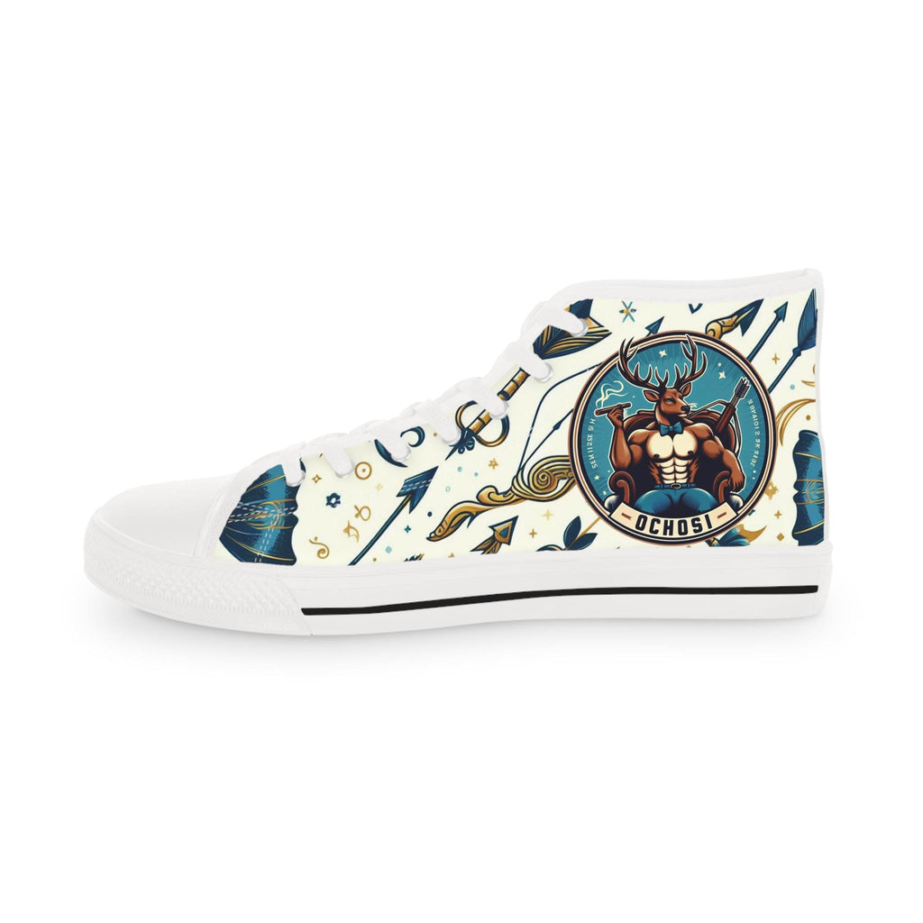Orisha OCHOSI Stylish High Top Sneakers! Gift For Devotee or Godparent!