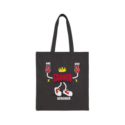 Got that SHANGO Strength! cute Orisha Shango tote bag! Gift for Devotee or Godparent