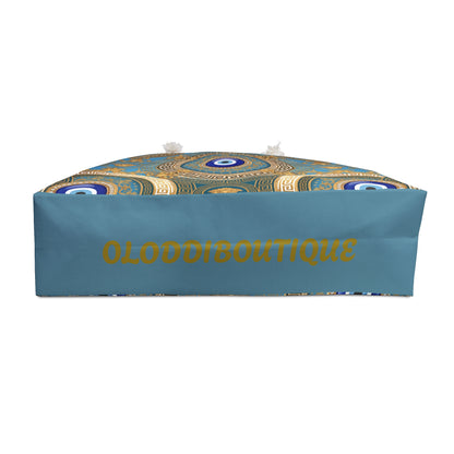 Nazar Evil Eye Weekender Bag — Teal