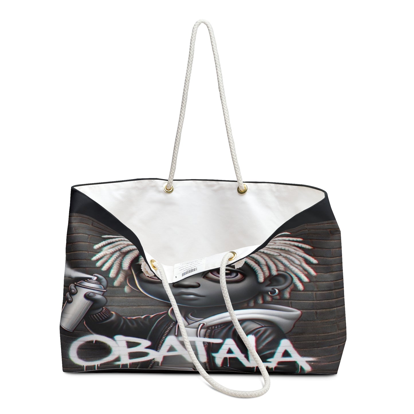 Orisha OBATALA weekender Bag | Stylish Ladies on the Go Bag, Gift for Devotee or Godparent! Maferefun Obatala!