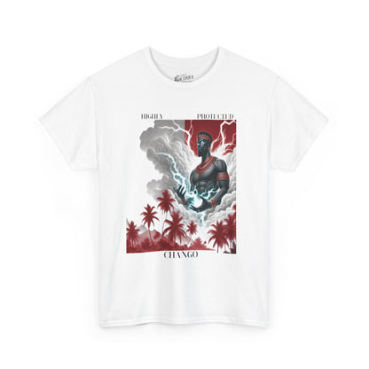 Highly Protected CHANGO Graphic Tee,Gift for godparent or Devotee, Ashe Chango Tshirt
