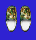 Orunla "golden wisdom" stylish orisha based comfy indoor slippers, Orunla IFA elephant and books SLIPPERS. GIFT for devotee
