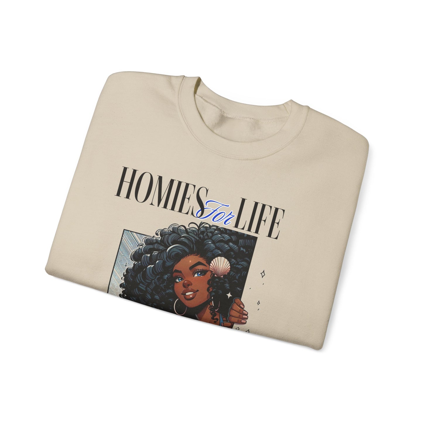 Homies for Life, YEMAYA,ESHU ,Me Sweatshirt, Gift for Godparent or Devotee!