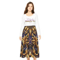Maferefun "BABALU AYE" Long Sleeve Dress! Gift for Devotee or GodParent! Fall/Winter Lucumi Tradition Inspired Dress!