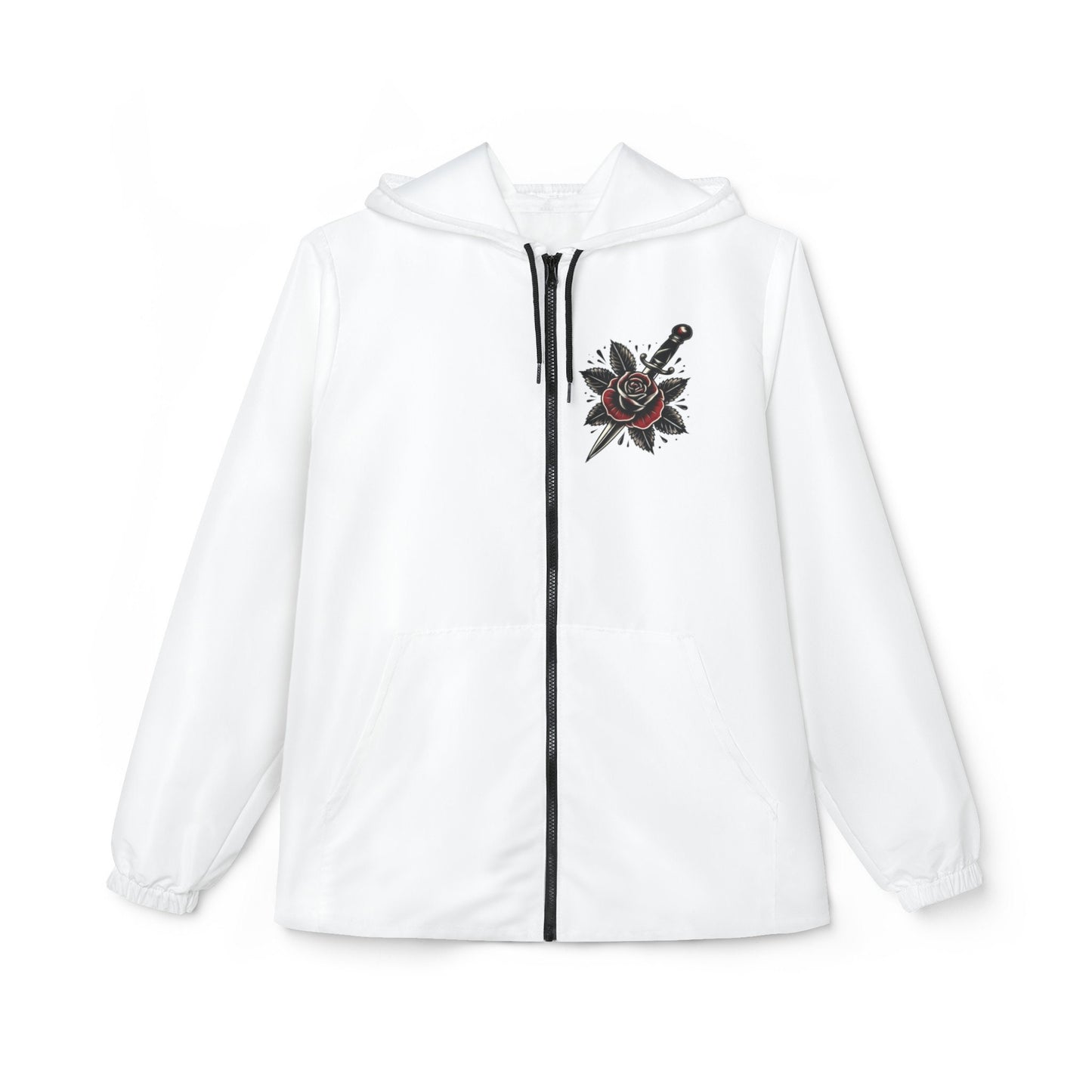 LUCERO "Skulls & Roses" Palo Mayombe White Windbreaker Jacket! Somos!