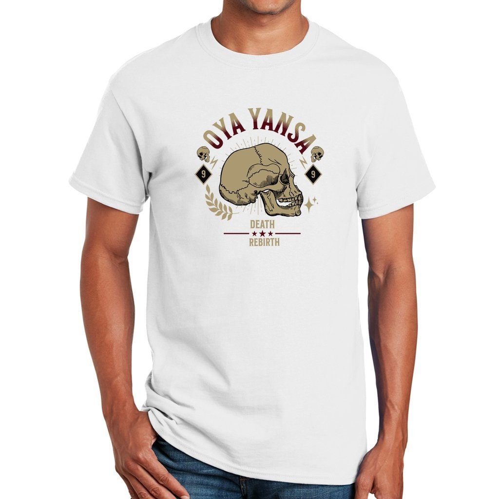 Orisha OYA Yansa Death and Rebirth Unisex Retro style number 9 Yoruba Lukumi Culture Spiritual Tshirt