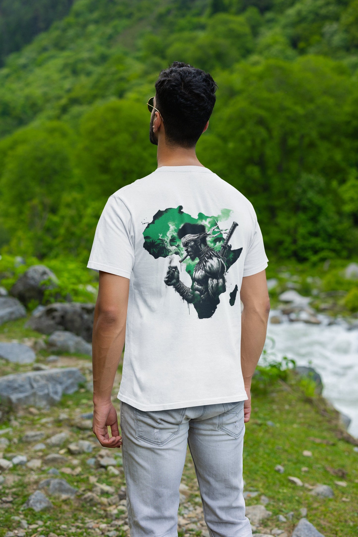 Maferefun OGGUN "A Warrior King in Africa" Tshirt, Ashe Oggun shirt, Gift for Devotee or Godparent! Omo Oggun Tshirt! Hijo/Hija de ggun