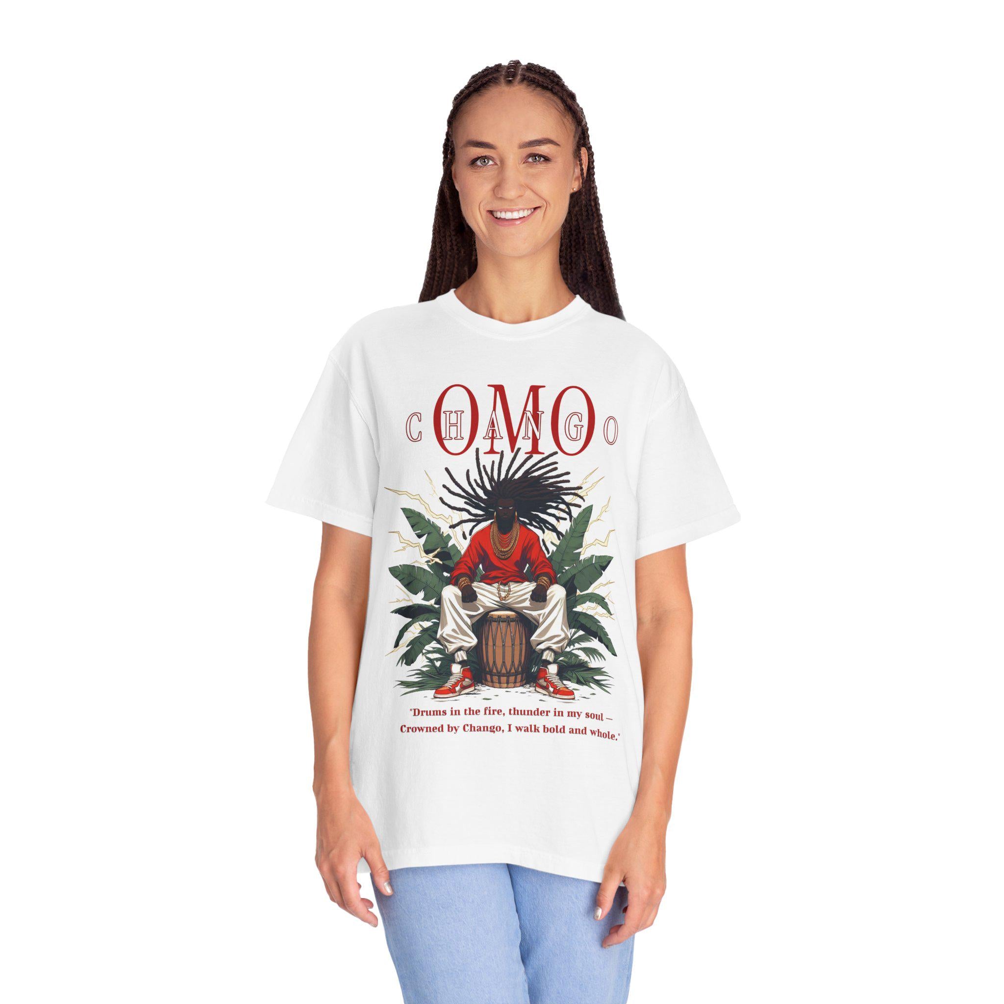 Omo Chango Orisha-Inspired Comfort Colors T-Shirt – Gift for Devotee or Godparent