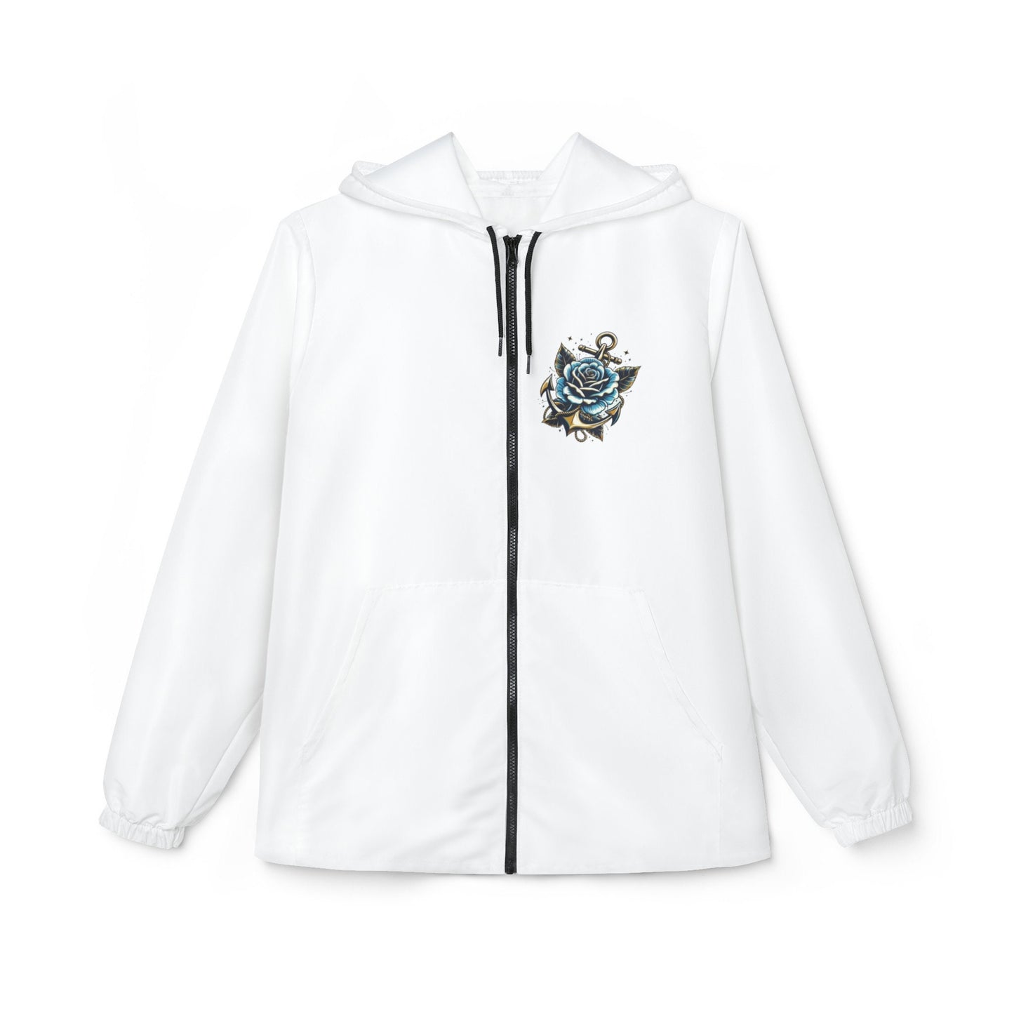 Madre De Agua * Skulls & Roses* Palo Mayombe White WindBreaker Jacket! Somos!