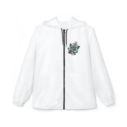 Madre De Agua * Skulls & Roses* Palo Mayombe White WindBreaker Jacket! Somos!