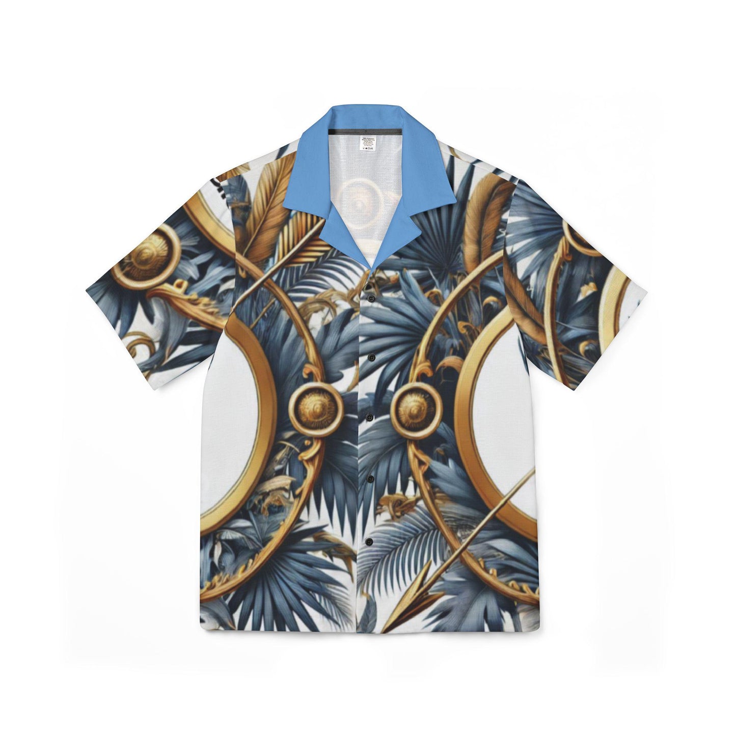 Orisha Ochosi Hawaiian Style Button Down Shirt - Gift for Devotee or Godparent