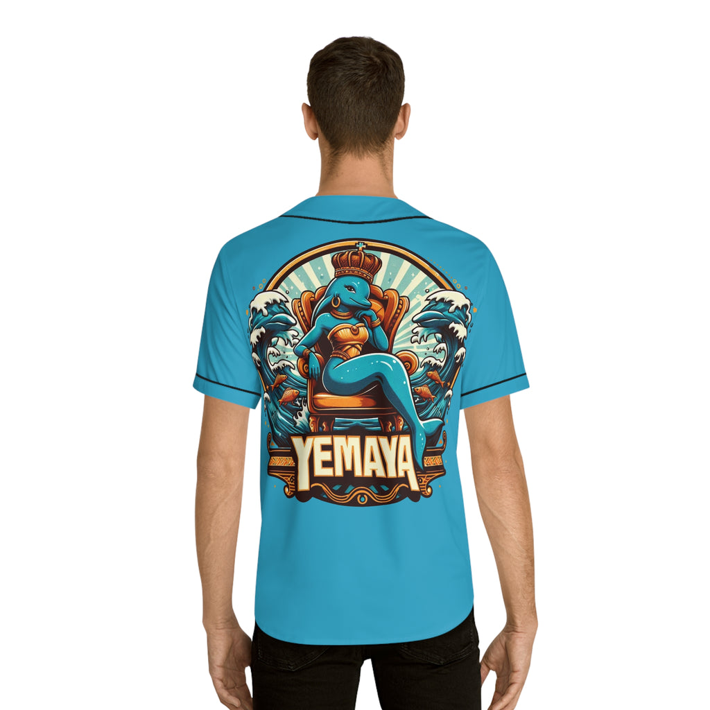 Ashe Yemaya "Royal Crowned Dolphin" Jersey - Orisha Urban Style | Gift for Devotee or Godparent