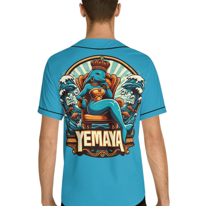 Ashe Yemaya "Royal Crowned Dolphin" Jersey - Orisha Urban Style | Gift for Devotee or Godparent