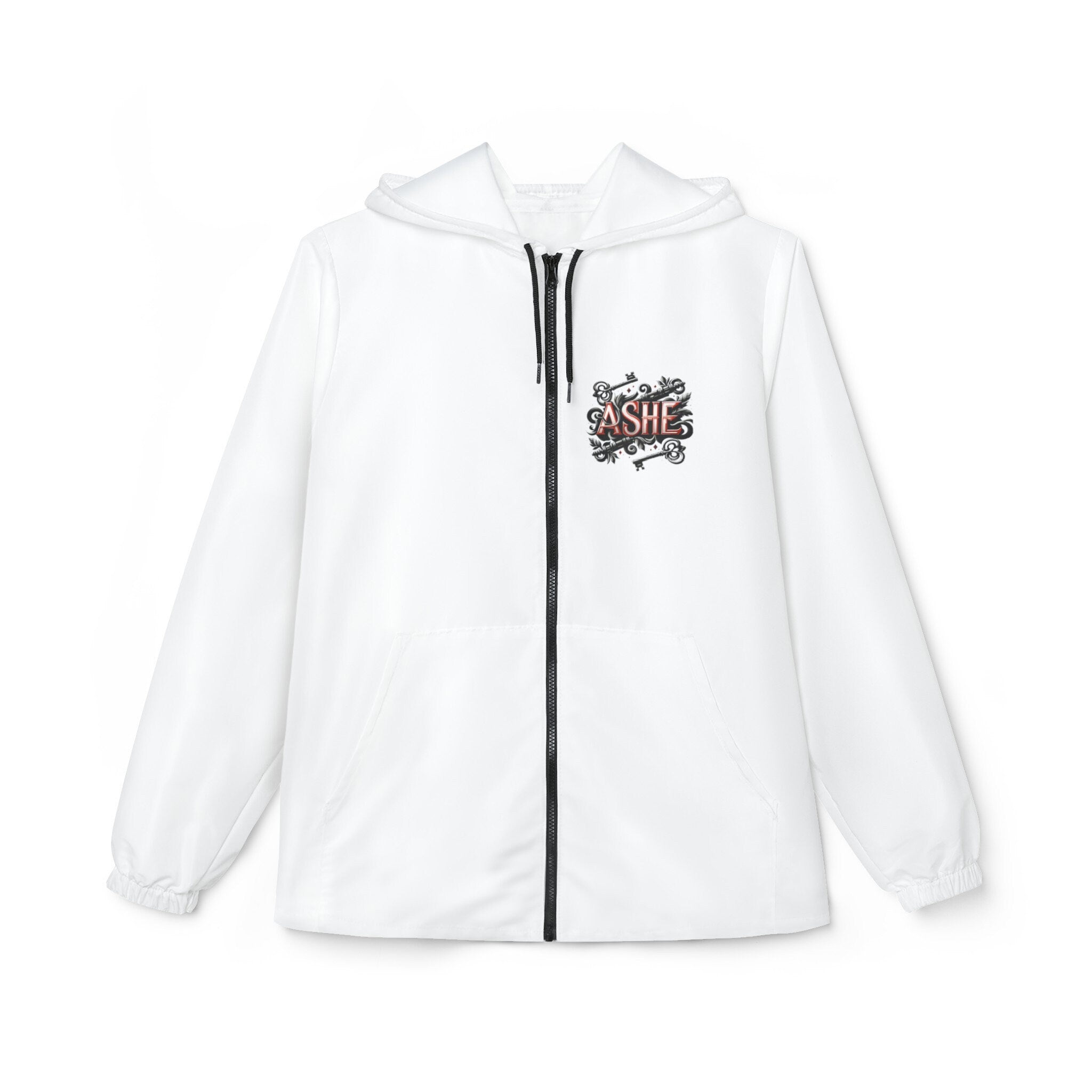 Maferefun Orisha ELLEGUA "Keeper of Keys" white Stylish Ashe Jacket, gift for devotee or godparents,