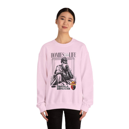 Homies for Life,OBATALA Eshu and Me Sweatshirt, Gift for Godparent or Devotee!!