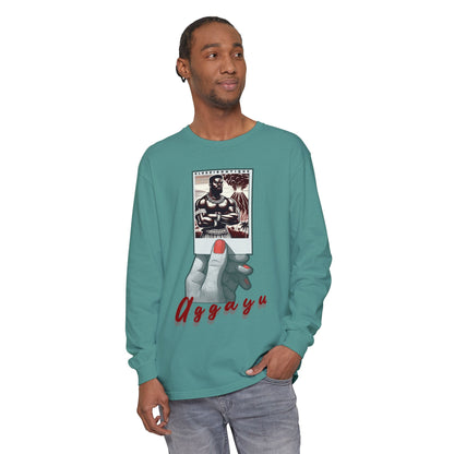 Polaroid Aggayú (Agayu) Long Sleeve Tee for Devotee & Godparent! Orisha Polaroid Collection