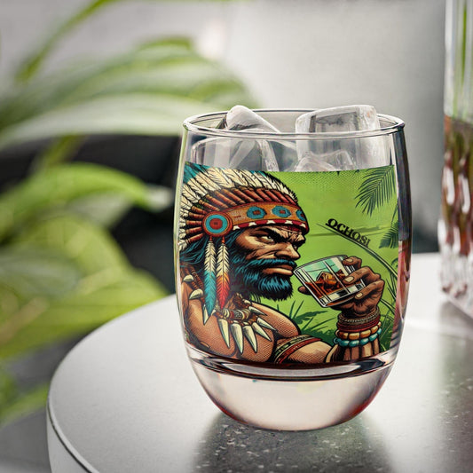 Ochosi “Cheers To” Whiskey Style Drinking Glass – Gift for Devotee or Godparent