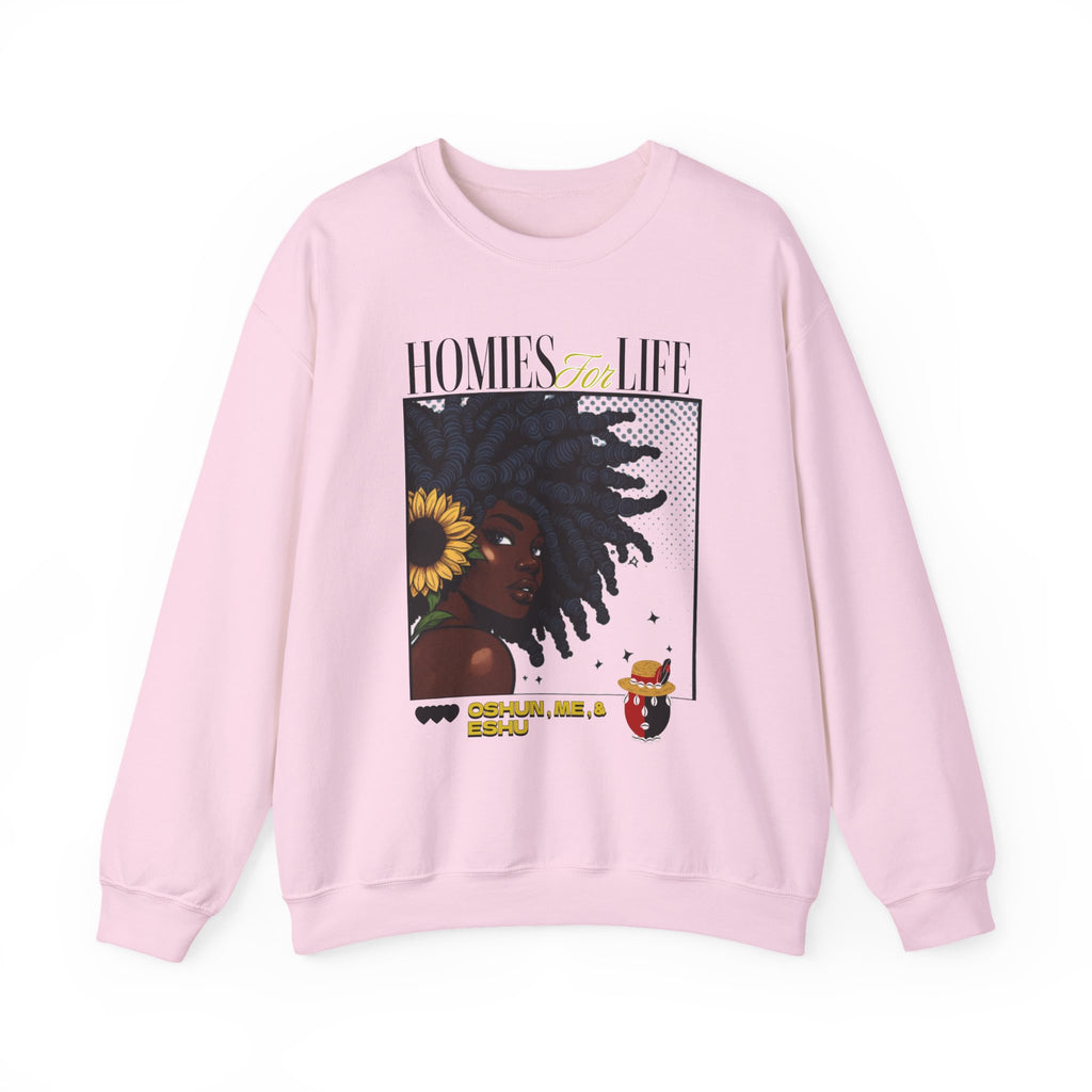 Homies for Life, OSHUN Me and ESHU Sweatshirt, Gift for Godparent or Devotee!
