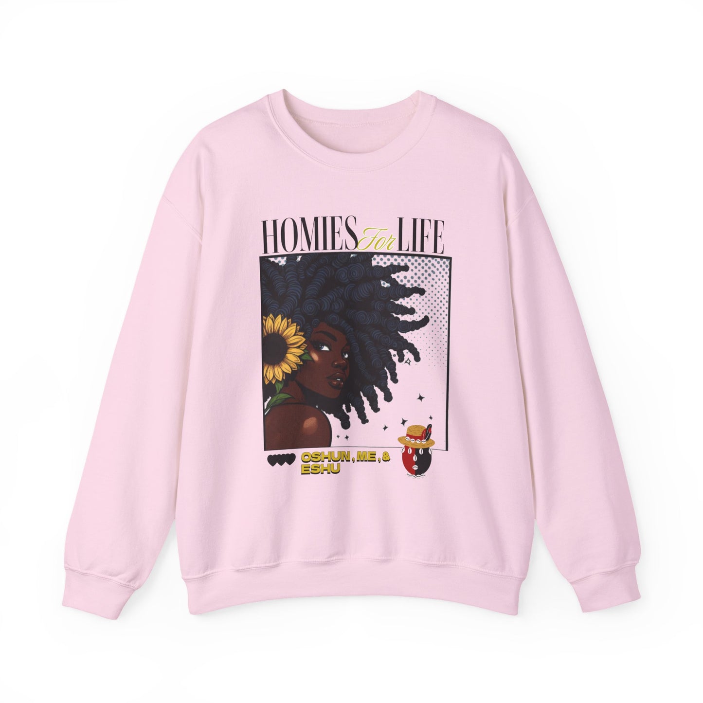 Homies for Life, OSHUN Me and ESHU Sweatshirt, Gift for Godparent or Devotee!