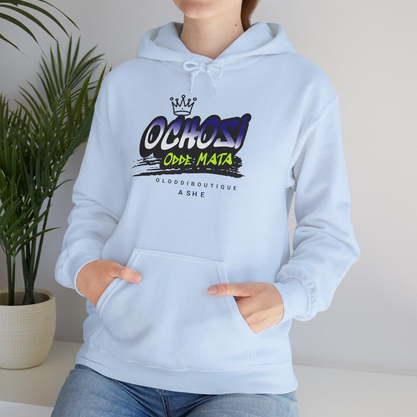 Ochosi ODDE MATA, Orisha inspired Unisex Hoodie!! Gift for devotee or Godparent! Omo OCHOSI hoodie!