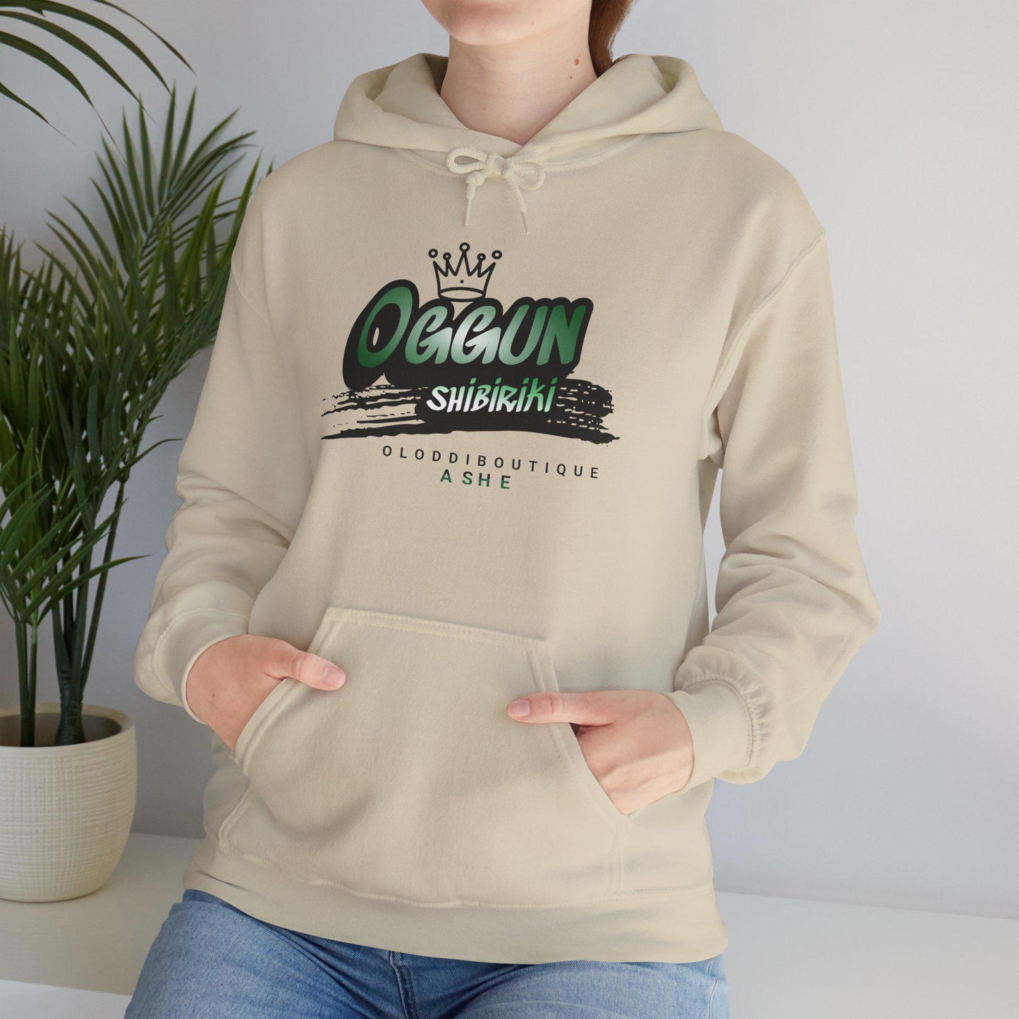 Oggun SHIBIRIKI, Orisha inspired Unisex Hoodie!! Gift for devotee or Godparent! Omo OGGUN hoodie!