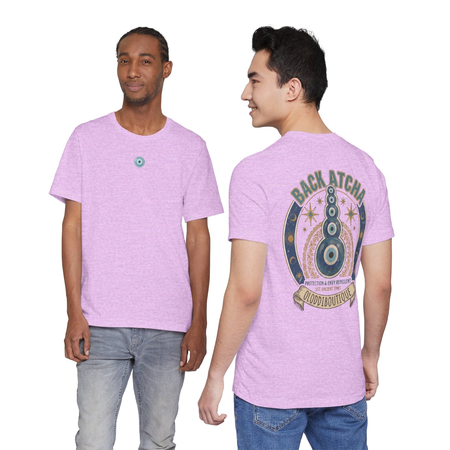 Back Atcha Evil Eye Tee — Protection & Energy Repellent Graphic T-Shirt