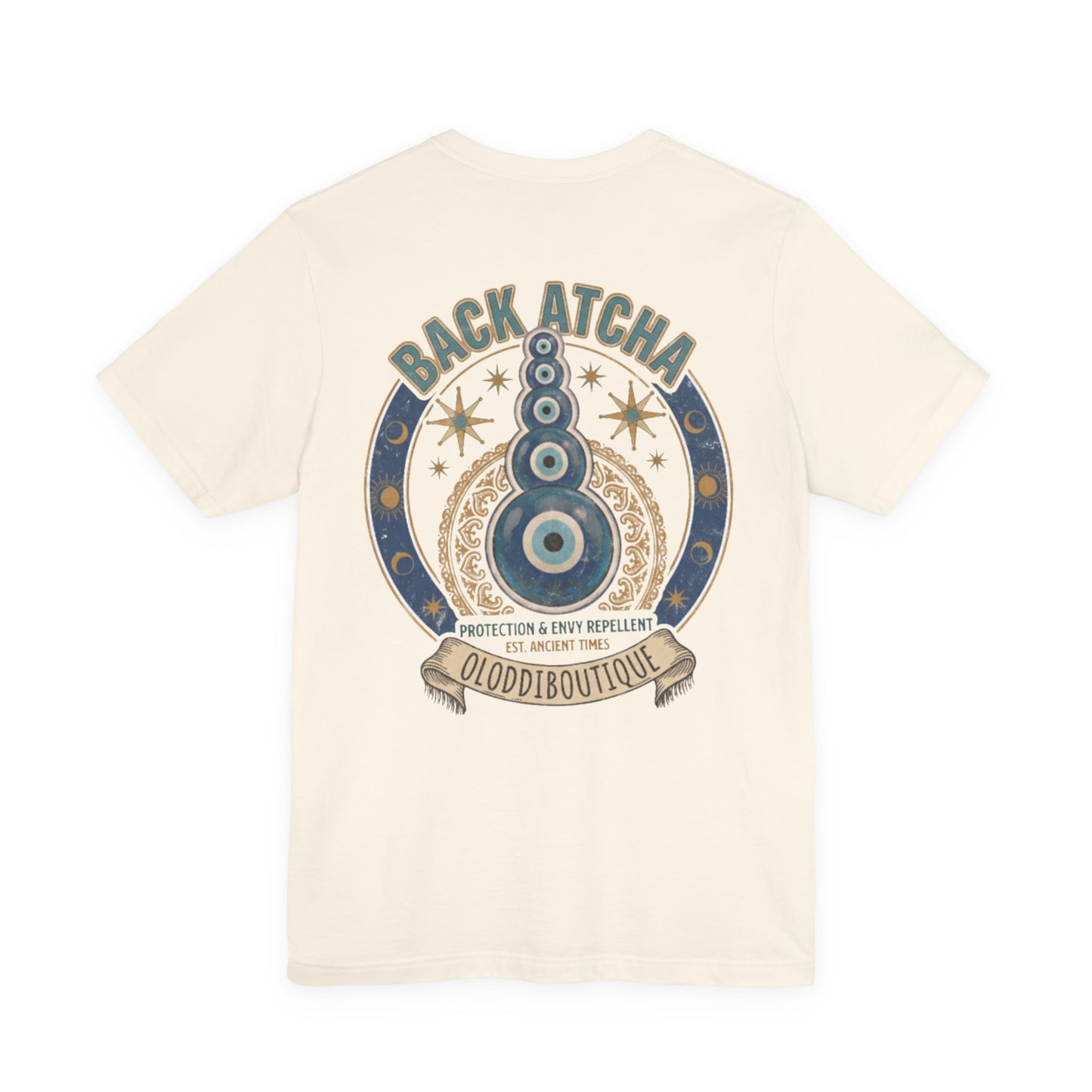 Back Atcha Evil Eye Tee — Protection & Energy Repellent Graphic T-Shirt