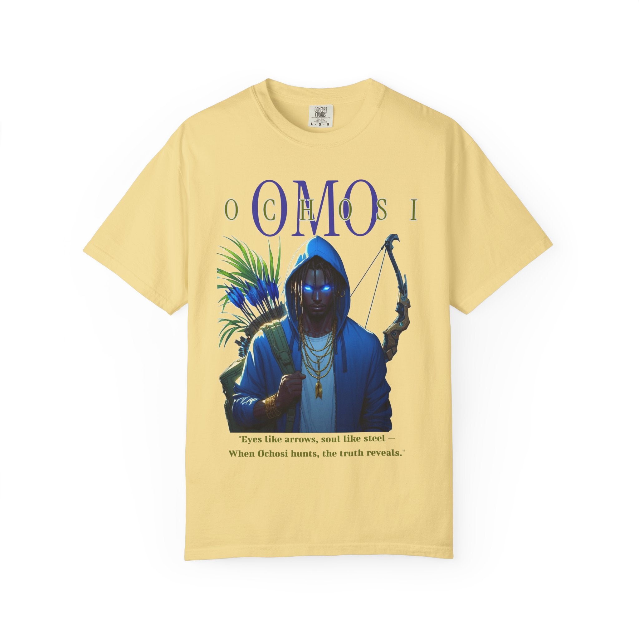 Omo OCHOSI Shirt, Afro-Spiritual Tee Gift for Godparent or Devotee , Orisha Inspired Comfort Colors T-Shirt