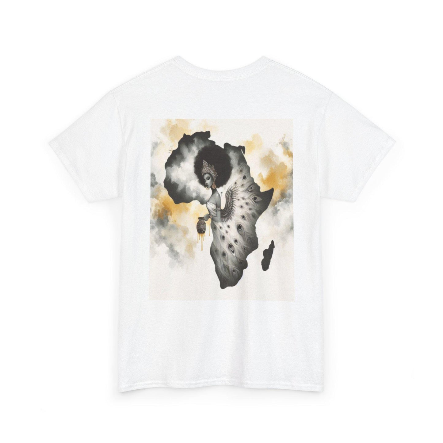 Maferefun OSHUN "A Queen in Africa" tee! Orisha based, Lucumi tradition, Urban Style Tshirt! Gift for Godparent or Devotee!