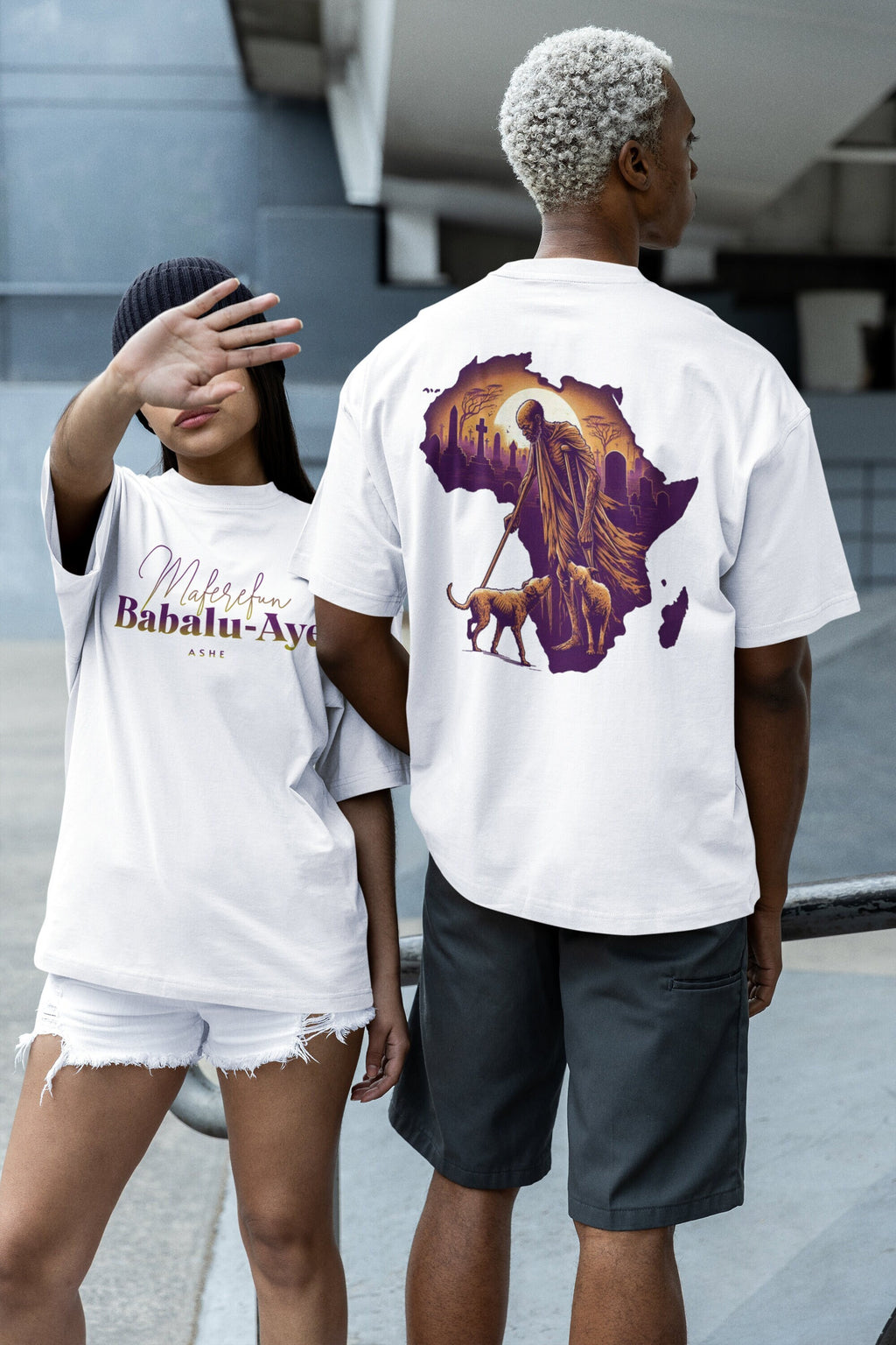 Maferefun Babalu Aye "A Healer in Africa" T-Shirt - Orisha Gift for Devotee or Godparent