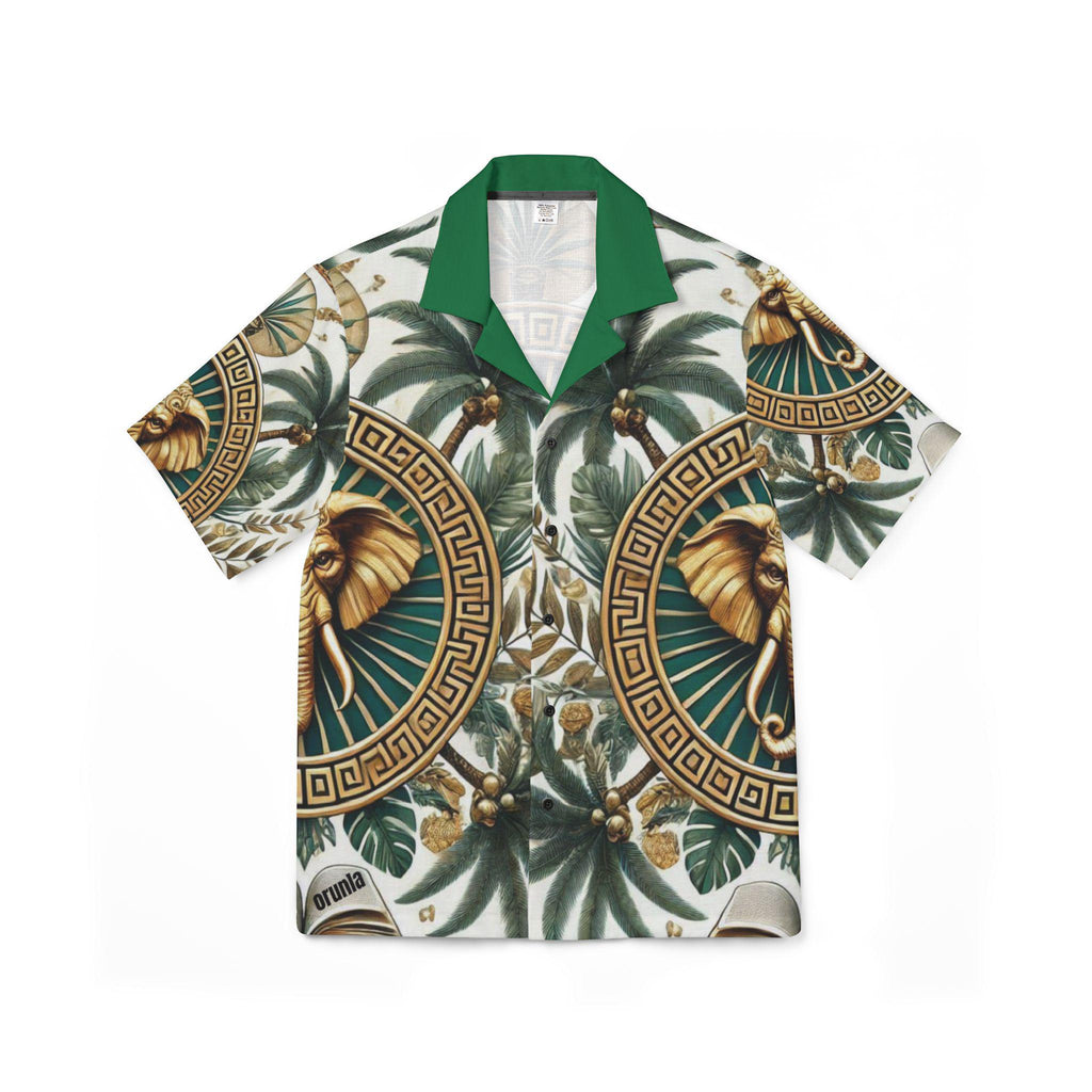 Orisha Orunla Hawaiian Style Button Down Shirt - Gift for Devotee or Godparent