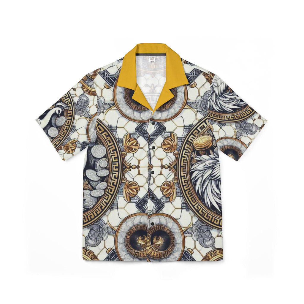 Orisha Oshun Hawaiian Style Button Down Shirt - Gift for Devotee or Godparent