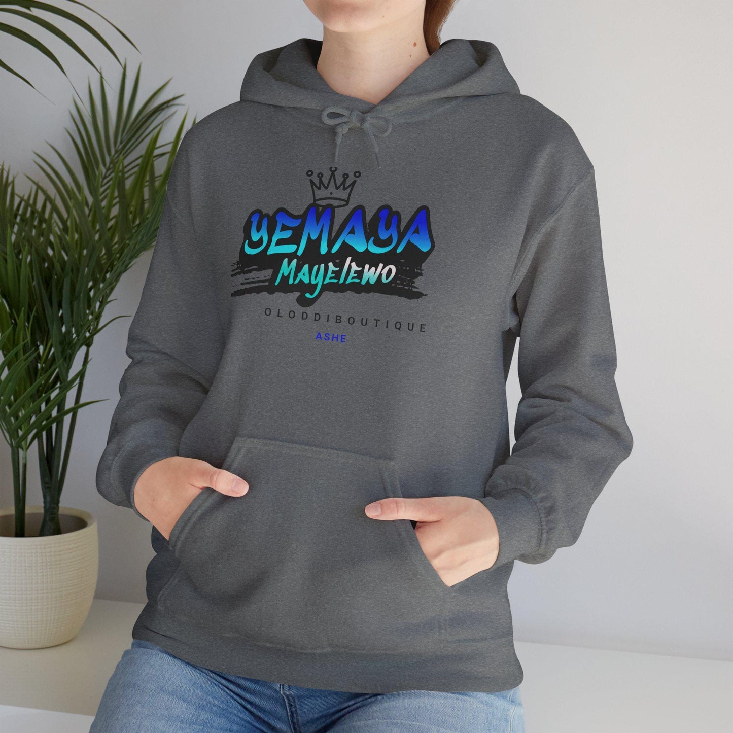 Yemayá MAYELEWO, Orisha inspired Unisex Hoodie!! Gift for devotee or Godparent! Omo YEMAYÁ hoodie!